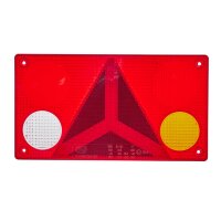 Rear combination lamp lens right with tail light HELLA