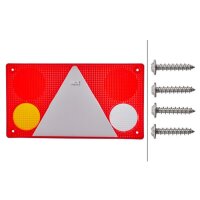 Rear combination lamp lens right with tail light HELLA