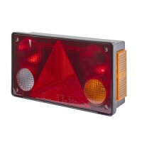 Rückleuchte rechts mit Nebelschlusslicht 24 V Glühlampen-Technologie P21/5W HELLA