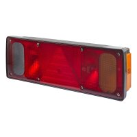 Rückleuchte rechts mit Rückstrahler (dreieckig) 24 V Glühlampen-Technologie C5W HELLA