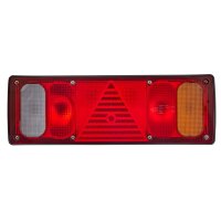 Rückleuchte rechts mit Rückstrahler (dreieckig) 24 V Glühlampen-Technologie C5W HELLA