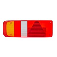 Rear combination lamp lens, left HELLA