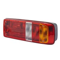 Rückleuchte rechts mit Rückstrahler (dreieckig) 24 V Glühlampen-Technologie P21W HELLA