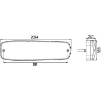 Rücklicht LED HELLA für AEBI DAF FAUN TAM ZIEGLER JUNGHEINRICH