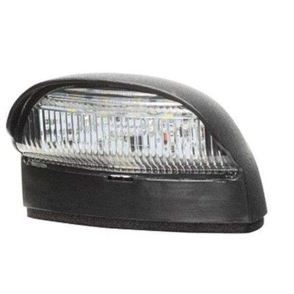 Top right licence plate light 24 V LED crystal clear HELLA HELLA VALUEFIT
