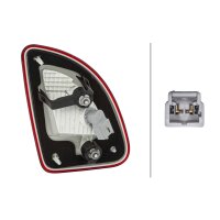 Rückleuchte rechts mit Rückfahrlicht Glühlampen-Technologie W16W HELLA für RENAULT Twingo II