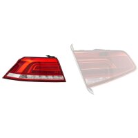 Rückleuchte links mit Schlusslicht 12 V LED HELLA...