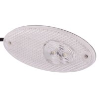 Front position light 12 V LED crystal clear HELLA