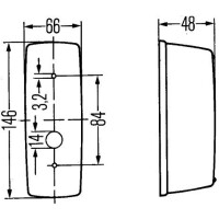 Indicator lamp front right 24 V P21W halogen HELLA