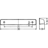 Kennzeichenleuchte außen 12 V C5W Halogen glasklar HELLA