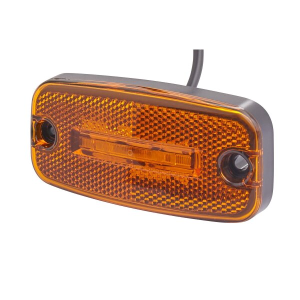 Side Marker Light side-mounted 12 V LED HELLA suitable for DAF and others