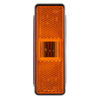 Umrissleuchte seitlich 24 V R10W Halogen weiß/rot...