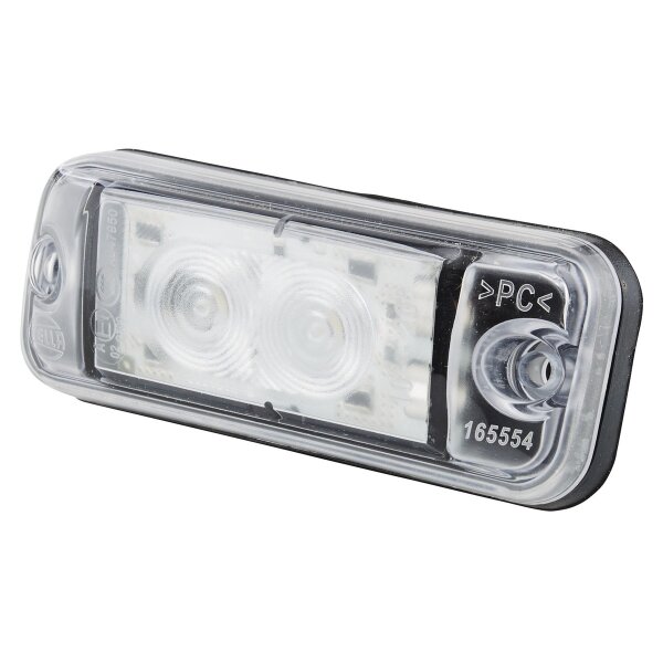 Front position light 24 V LED crystal clear HELLA