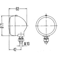 Positionsleuchte Halogen HELLA für AGCO
