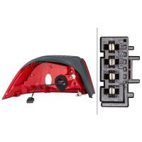 Rear Light right 12 V LED HELLA Lighting Expertise...