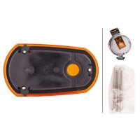 Zusatzblinkleuchte seitlicher Anbau 24 V P21W Halogen gelb (amber) HELLA
