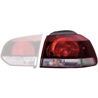 Rückleuchte links mit Seitenmarkierungslicht 12 V Glühlampen-Technologie WY21W HELLA für VW Golf VI