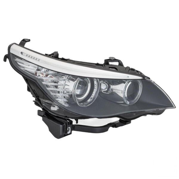 Headlight right 12 V H8 bi-xenon HELLA for BMW 5 Series...