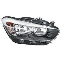 Main headlight right 12 V PY21W Halogen HELLA for BMW 1...