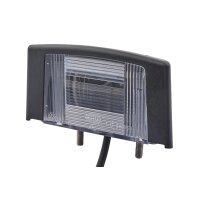 Side-mounted licence plate light 24 V C5W halogen crystal...