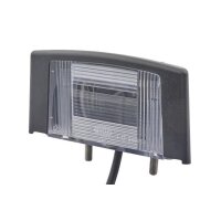 Side-mounted licence plate light 24 V C5W halogen crystal clear HELLA
