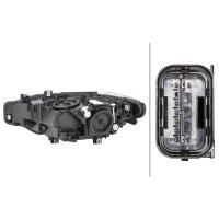 Headlamp right 12 V H7/H7 FF HELLA for BMW 3 Series and...