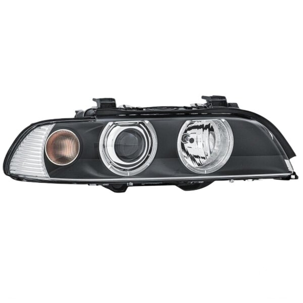 Headlamp right 12 V D2S/H7 asymmetrical HELLA for BMW 5 Series and others