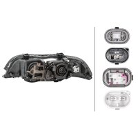 Headlamp right 12 V D2S/H7 asymmetrical HELLA for BMW 5...