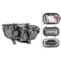 Headlamp right 12 V D2S/H7 halogen HELLA for BMW 7 Series...