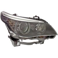 Headlight right 12 V PY21W Bi-Xenon HELLA for BMW 5 Series and others