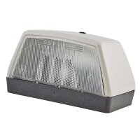 Licence plate lamp left 12 V R10W halogen crystal clear...