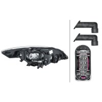 Main headlight left 12 V H7/H1 halogen HELLA for FORD...