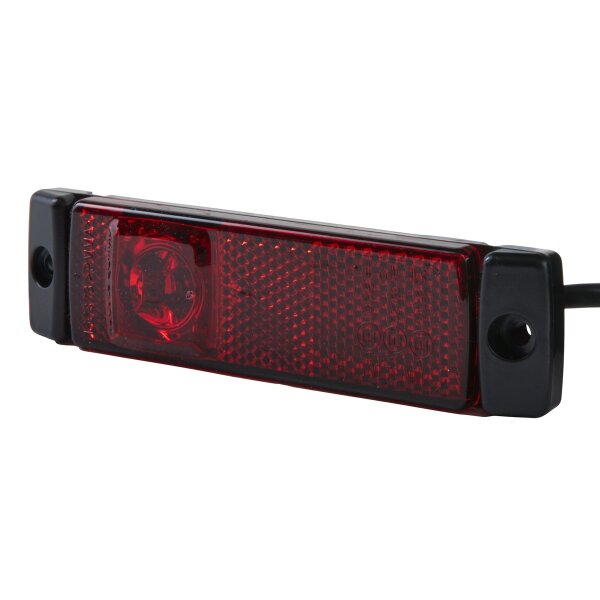 Marker Light rear 12 V 0.6 W LED red HELLA suitable for e.g. IVECO