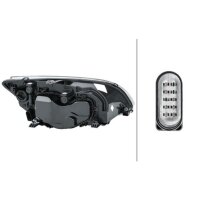 Left main headlight 12 V PY21W Halogen HELLA for FORD Focus II and others