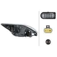 Left main headlight 12 V W5W bi-xenon HELLA for FORD...