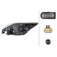 Main headlight right 12 V PY21W Bi-Xenon HELLA for FORD...