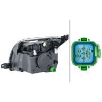 Main headlight right 12 V PY21W Halogen HELLA for FORD...