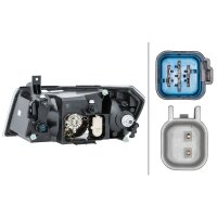 Hauptscheinwerfer rechts 12 V W5W Halogen HELLA für...