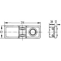 Innenraumleuchte Innenraum 24 V 10 W R10W Halogen...
