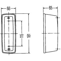 Blinkleuchte vorne links 12 V P21W Halogen HELLA