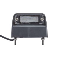 Side-mounted licence plate light 24 V LED crystal clear...