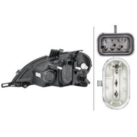 Hauptscheinwerfer rechts 12 V H7/H3/H1 Halogen HELLA für u.a. MERCEDES-BENZ