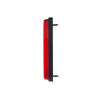 Reflector rear red for vertical mounting HELLA suitable for e.g. VOLVO