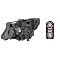 Main headlight right 12 V H15 FF HELLA