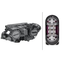 Hauptscheinwerfer rechts H7/H7 Halogen HELLA für...