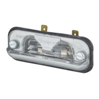 Licence plate light right 12 V C5W halogen crystal clear HELLA