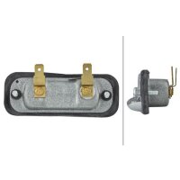 Licence plate light right 12 V C5W halogen crystal clear HELLA