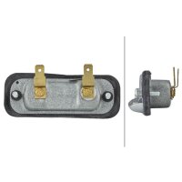 Licence plate light right 12 V C5W halogen crystal clear HELLA