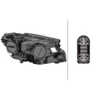 Hauptscheinwerfer links H7/H7 Halogen HELLA für u.a. MERCEDES-BENZ E-KLASSE