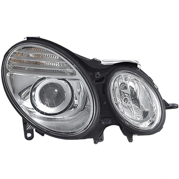 Main headlamp right 12 V W5W halogen HELLA for MERCEDES-BENZ E-Class and others